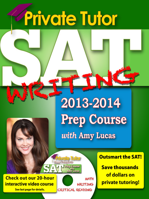Cover image for Private Tutor SAT Writing 2013-2014 Prep Course